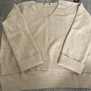 oversized Vneck sweater